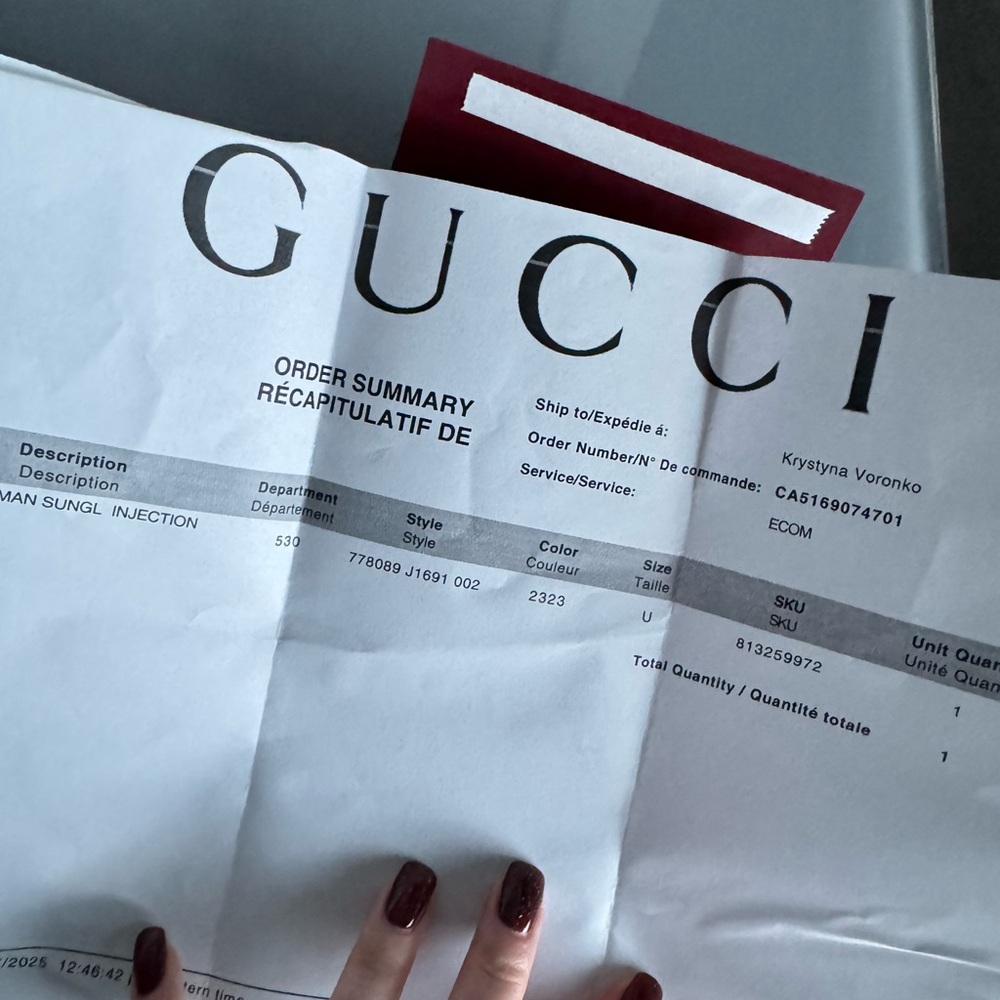 Rectangular-frame Gucci sunglases - Picture 8 of 10